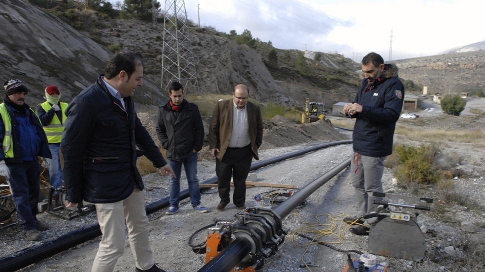 Diputación ejecuta trabajos para la mejora del abastecimiento de agua potable en Dúrcal